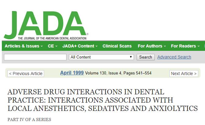 Local anesthesia and preoperative oral sedative/anxiolytic therapy