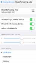 Control of your hearing aids built into your iphone, ipad, or ipod touch HOW TO ACCESS BASIC VOLUME AND PROGRAM CONTROLS Triple click on the Home button on your Apple device to access basic volume