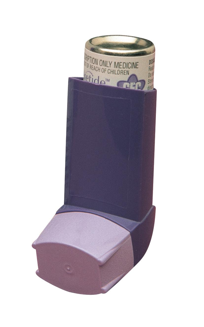 Combination inhalers include: Budesonide and eformoterol (Symbicort ). Delivered via Turbuhaler or given as a rapihaler to use with a spacer. Fluticasone and salmeterol (Seretide ).