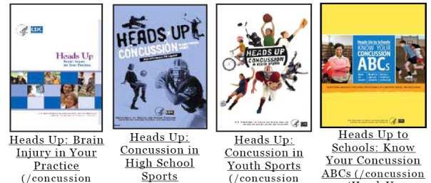 2014; Benson, 2009; Halstead, 2001; ACSM, 2011; Hagel, 2005; Mueller, 2008; Sulheim, 2006 Education Concussion symptom video game improved identification in youth hockey players (Goodman, 2006)