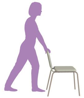 Repeat with the other leg Conditioning exercise Exercise 6: Stair step 1. Stand up with your back straight, facing a small step 2. Balance yourself carefully e.g. use a wall 3.