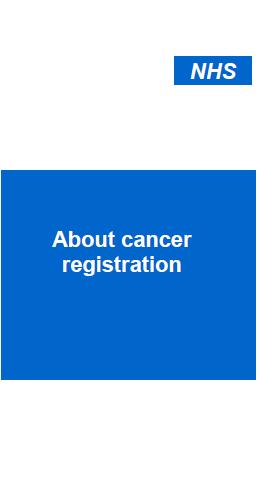 Information Governance Data Protection Act All cancer registries are registered under the DPA.