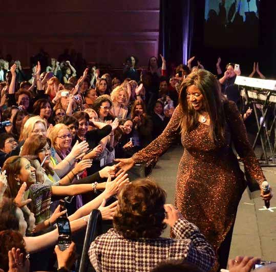 The Second World Conference on Women s Shelters Gloria Gaynor closed the conference with a concert, saving her biggest hit, I Will