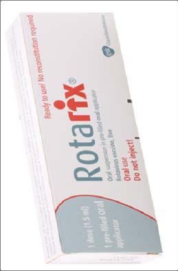 Rotarix dosage and schedule 2 dose schedule Oral administration First dose of 1.5ml at 8 weeks (two months) of age Second dose of 1.5ml at least four weeks after the first (i.e. 12 week appointment) It is preferable that the full course of two doses is completed before 16 weeks of age.