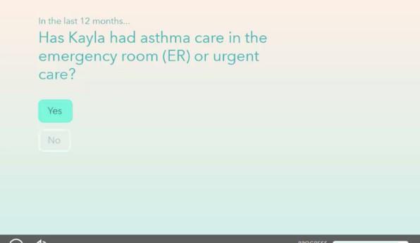 Has (name) ever been admitted to the intensive care unit (ICU) for asthma?
