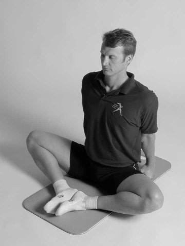 Inner thighs (Short adductors) "Butterfly Stretch" Inner thighs (Long adductors) "Seated Wide 'V'" 27) Sit