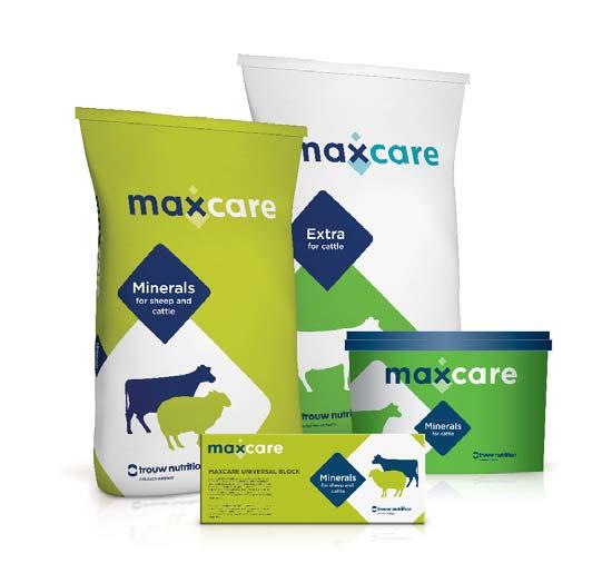 Introduction The Maxcare mineral range has been formulated to help meet the requirements of livestock managed on a wide range of systems, providing high quality, well-balanced nutritional solutions.