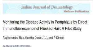sensitivity 79% DG3, 84% to DG1 Monitoring of Remissions with Hair Pluck?
