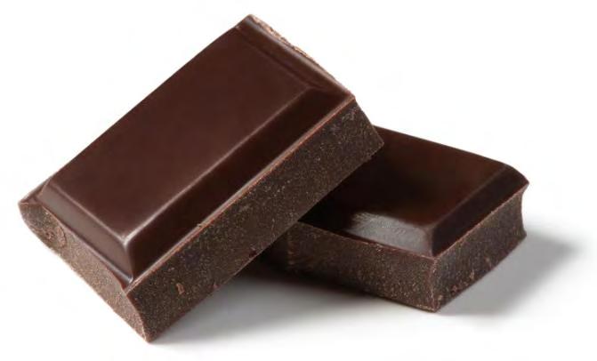 CHOCOLATE Chocolate is made with cocoa, derived from