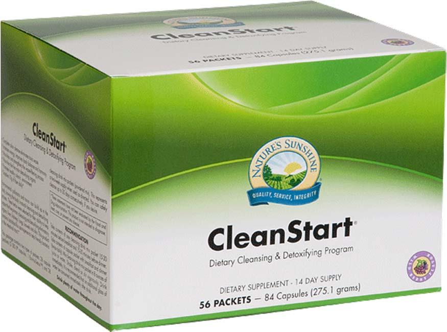 CleanStart 14 day cleansing product that helps rid your body of common colon toxins that affect