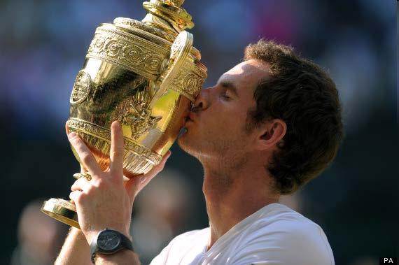 Andy Murray went on to win the men s