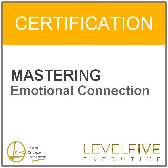 Certification Programs Mastering Emotional Connection Level 1 Certification Day 1 Working with emotion and learning the techniques in creating emotional connection Day 2 Practice the