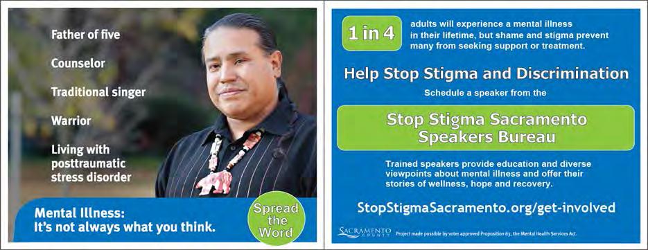 In year four of the project, Stop Stigma Sacramento Speakers Bureau speakers shared their personal stories at 52 events with a total audience attendance of 1,902 individuals.
