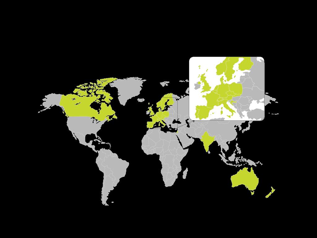 mylife YpsoPump Availability by the end of 2018 Australia, Austria, Belgium, Canada, Czech Republic, Denmark, Finland, France, Germany, India, Ireland,