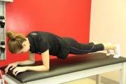 8. Foearm Plank - Lie down facing the floor on your forearms.
