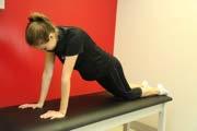 Side Plank - Start in hands and knees position and slowly lift one arm off the ground and roll slightly