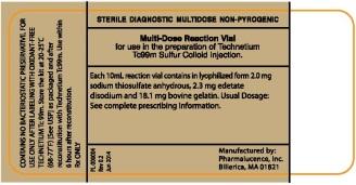 PACKAGE/LABEL PRINCIPAL DISPLAY PANEL - VIAL CONTAINER (PART 1-10mL multi-dose Reaction Vial) NDC 045567-0030-1 STERILE DIAGNOSTIC MULTIDOSE NON-PYROGENIC Multi-Dose Reaction Vial for use in the