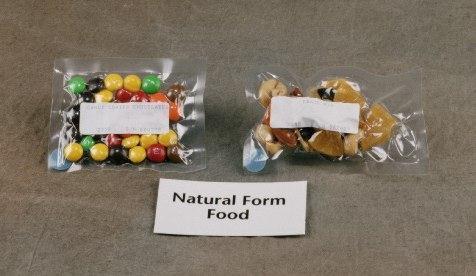 Which foods are suitable for space? Ready to eat food items, e.g.