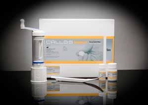 Callos Calcium Phosphate Cement Callos is a high performance next generation calcium phosphate cement indicated for filling bony defects in cancellous bone.