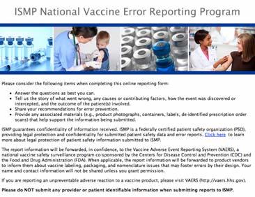 Administration Errors Vaccine Error Corrective Action HepB Given SQ Give IM when error is discovered MCV4 Given SQ None DTaP Adolescent or adult None Tdap Infant primary series Give DTaP when error