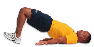 feet shoulder width apart Keeping your hips & torso still, draw one knee towards your chest keeping