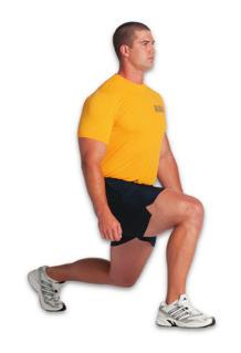 Stand in a tall position with your feet hip width apart, hands on hips, and a mini band just above your