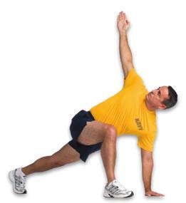 side, keeping toes forward & your feet flat Squat through your hip while keeping your opposite leg