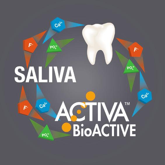These bioactive products actively participate in the cycles of ionic exchange that regulate the natural chemistry of our teeth and saliva and contribute to the maintenance of tooth structure and oral