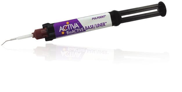 PRODUCT REVIEW ACTIVA BioACTIVE-BASE/LINER ACTIVA BioACTIVE-RESTORATIVE The US Food & Drug Administration has allowed the claim that ACTIVA BioACTIVE products