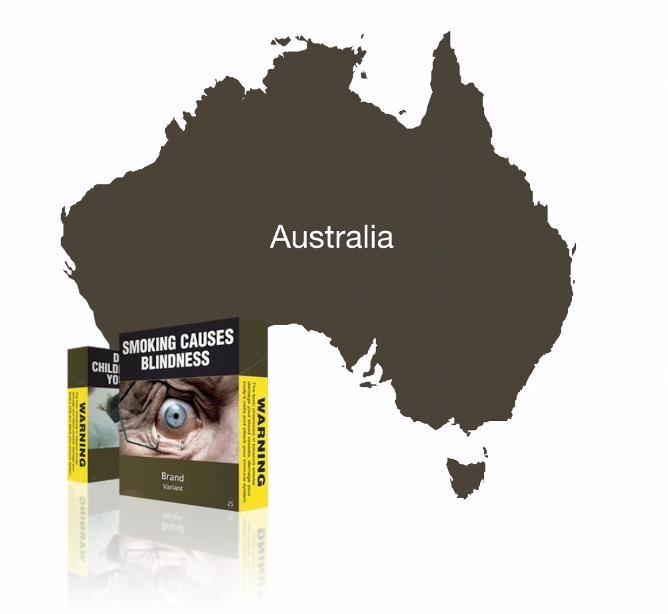 The failure of Australia's Plain Packaging legislation Australia was the first country to introduce plain packaging in DECEMBER 2012.