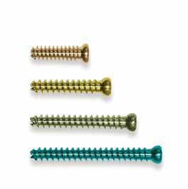 periosteum Recessed screw holes allow for low profile seating of