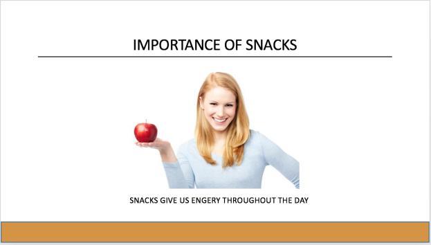Snacks are an important part of a healthy diet. Snacks provide us with energy throughout the day to keep our body functioning at its best.