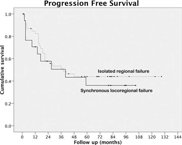 Table 3. Summary of result of multivariate analysis on progression-free survival. Variable patients patients with disease progression Multivariate analysis p value (Cox regression) FIGURE 4.