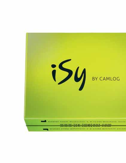 This is isy The intelligent system 5 isy is truly easy. Every implant set contains the components you need to complete an entire case 1.