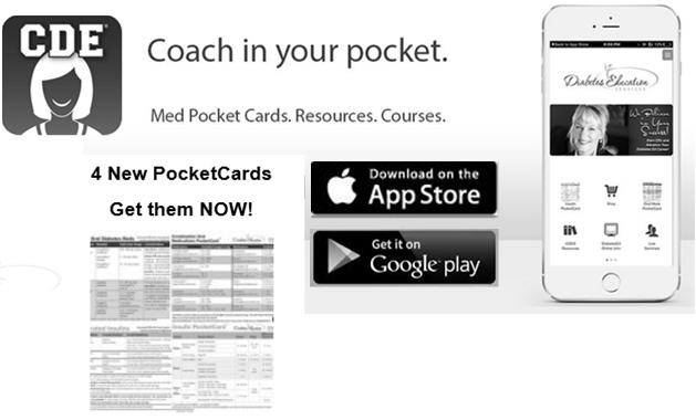 CDE Coach App PocketCards Updates on Existing Meds