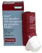 21 / 200 doses Prescribe by brand name Qvar.