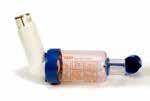 Spacer devices AeroChamber Plus Able Spacer A2A Spacer Medium-volume device For use with all pressurised (aerosol) inhalers* Available as standard device (blue), child device (yellow), infant device