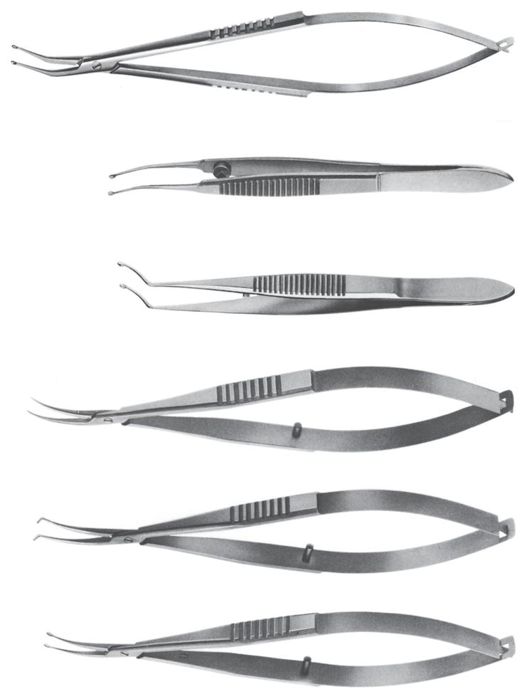 56 CH-2072 SAINT-BLAISE / SWITZERLAND LENS AND IOL FORCEPS ARON 4.4500 Lens holding forceps, angled 4.4506 With peg ARRUGA 4.4501 Capsule forceps, curved ARRUGA 4.