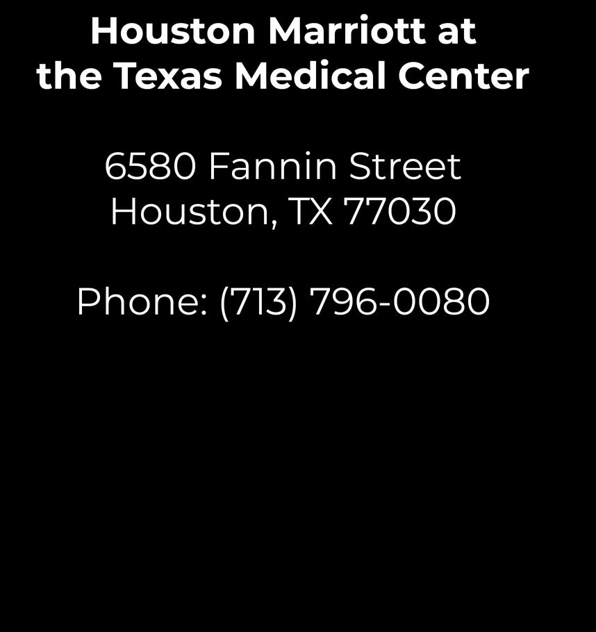Center 6580 Fannin Street Houston, TX 77030 Phone: (713) 796-0080