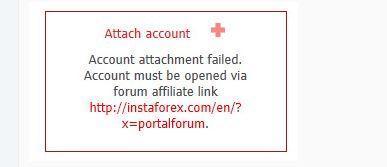 Apa akan jadi jika anda buka akaun Instaforex tanpa melalui link dan affiliate code portalforum?