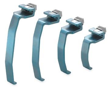 into any chosen position along the retractor arms and may be changed at any time during surgery Arm lock 7329-60 Super-Slide Retractor Extended Set 7329-05 Includes components of basic set plus: 4