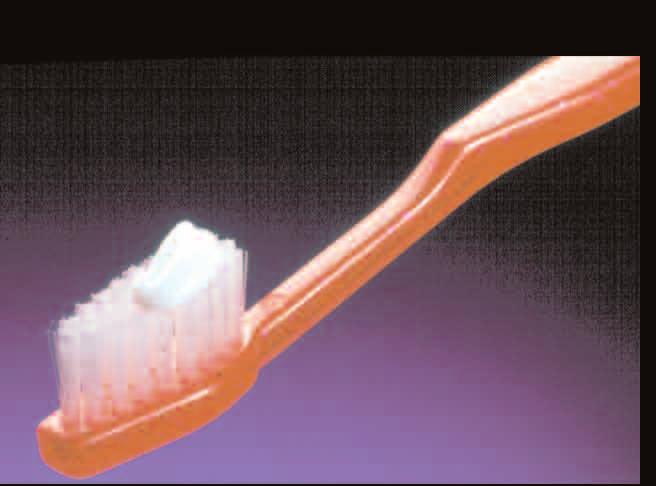 BRUSHING AND FLOSSING TEETH Brush teeth two times a day to remove plaque. Brush for two-three minutes reaching all teeth.