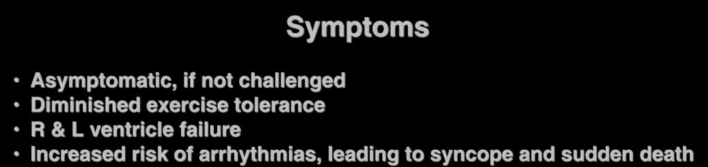 Pulmonary Valve Regurgitation Symptoms