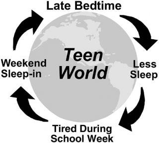 Social factors and adolescent sleep Decreased parental control of sleep time Increased social interests and