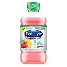 Pedialyte AdvancedCare Electrolyte Solution PEDIALYTE ADVANCEDCARE is designed to help prevent dehydration due to diarrhea and vomiting more effectively than water and sports drinks and has PreActiv