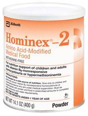 Hominex -2 Amino Acid-Modified Medical Food Nutrition support of children and adults with vitamin B6-nonresponsive homocystinuria or hypermethioninemia. Methionine-free. Use under medical supervision.