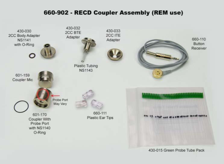 Additional Tests & Features Real Ear to Coupler Difference (RECD) The Real Ear to Coupler Difference (RECD) is used to simulate real ear measurements by coupler measurements and is useful when