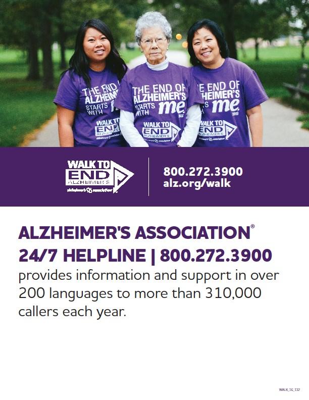 Because of participants like you... Advocacy has reached NEW heights with a recent $350 MILLION increase to the NIH for Alzheimer's Disease research.