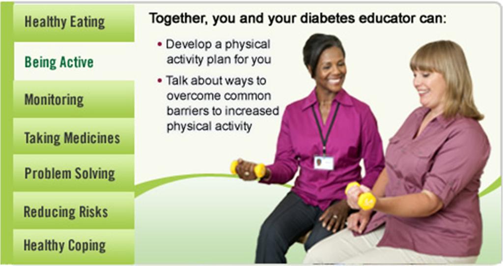 Make sure diabetes self-management education is a covered