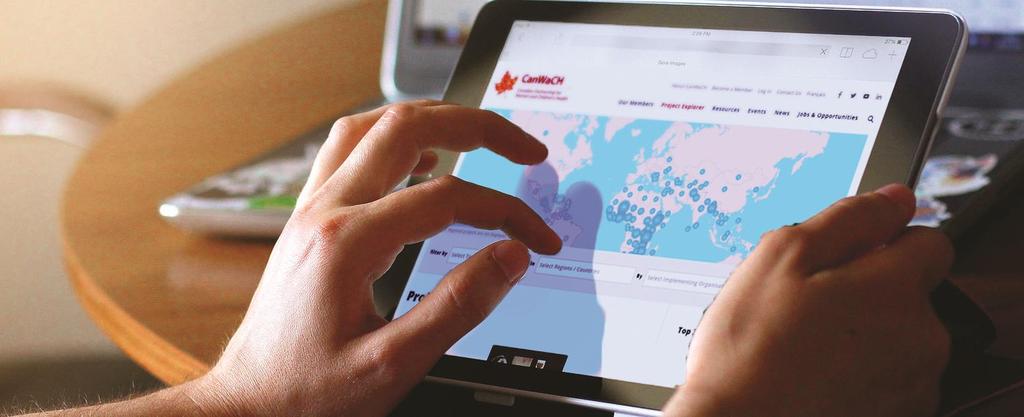 Spotlight on the CanWaCH Project Explorer Showcasing Canada s innovative health programming and collective impact on global women and children s health, including an interactive mapping feature.